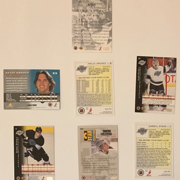 Los Angeles Kings Vintage NHL Hockey Cards - Lot of 20 w/ Robitaille, Kurri - Picture 7 of 7